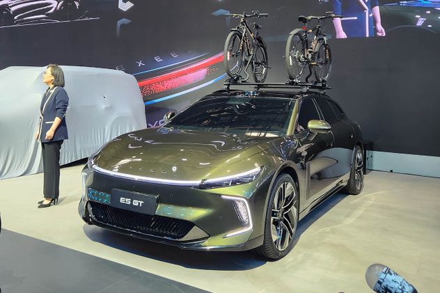 El Exlantix ES GT, un modelo al estilo del Porsche Taycan que pertenece a la marca Exxed, la cual también desembarcará en nuestro país.