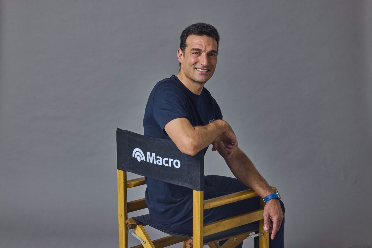 Lionel Scaloni reafirma su alianza con Banco Macro, basando el mensaje en la perseverancia y el camino recorrido hacia los objetivos.