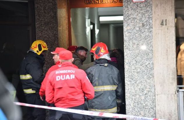 Incendio trágico en calle Caseros 39.