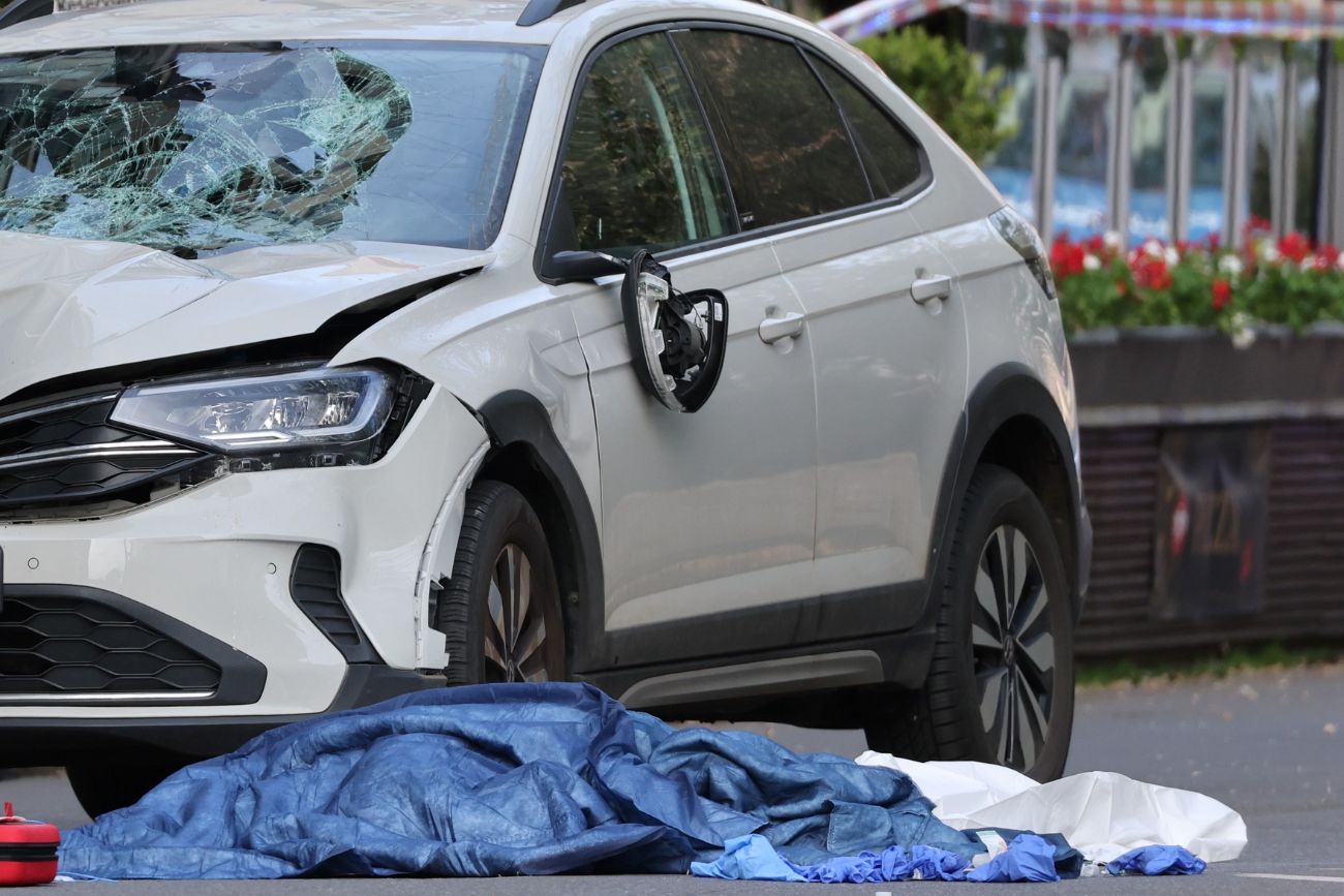 Un coche atropelló a varias personas en Leipzig, Alemania, el lunes 4 de mayo de 2026.