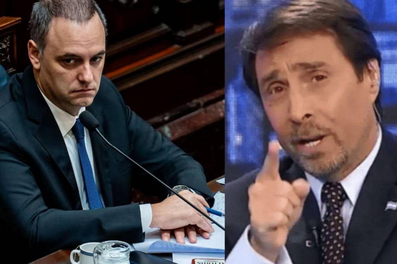 Manuel Adorni y Eduardo Feinamnn.