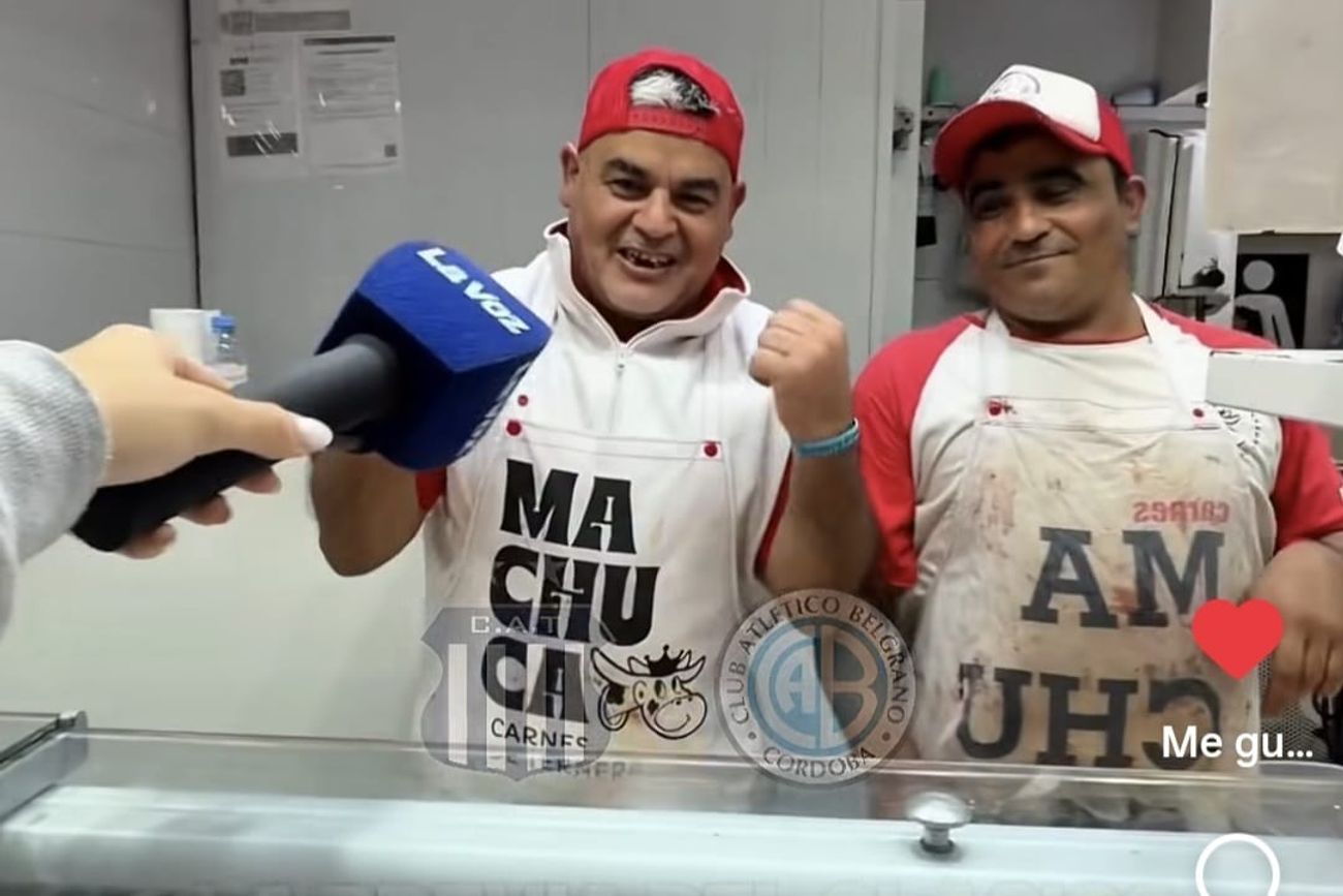 Hinchas en el Mercado Norte. 