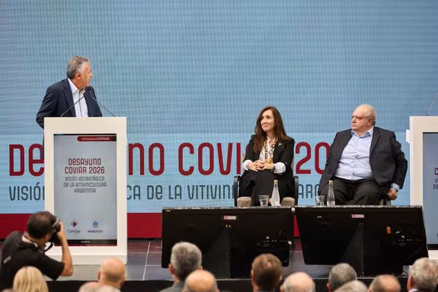 VICTORIA VILLARRUEL. La vice presidenta de la Nación participó en la última edición de la Fiesta Nacional de la Vendimia.