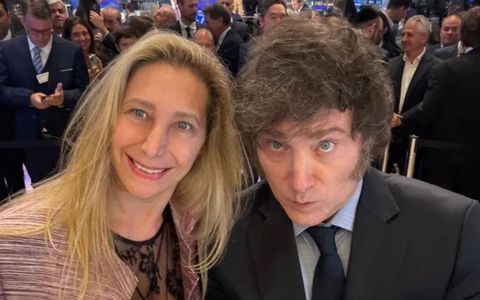 Javier y Karina Milei