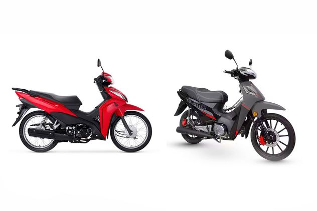 La Honda Wave y la Gilera Smash son las motos más elegidas en el mercado local.