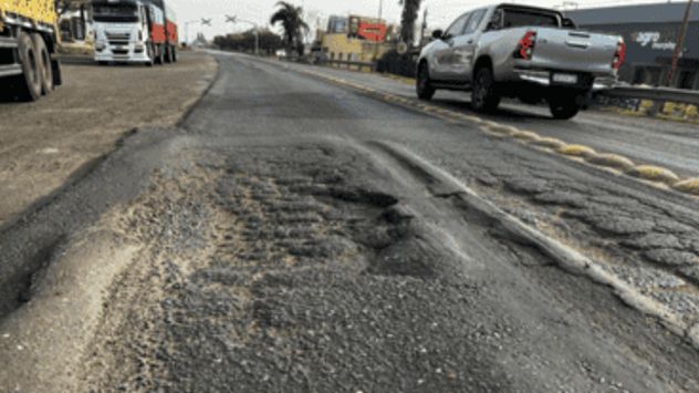 RUTAS NACIONALES. El estado de la ruta A012.
