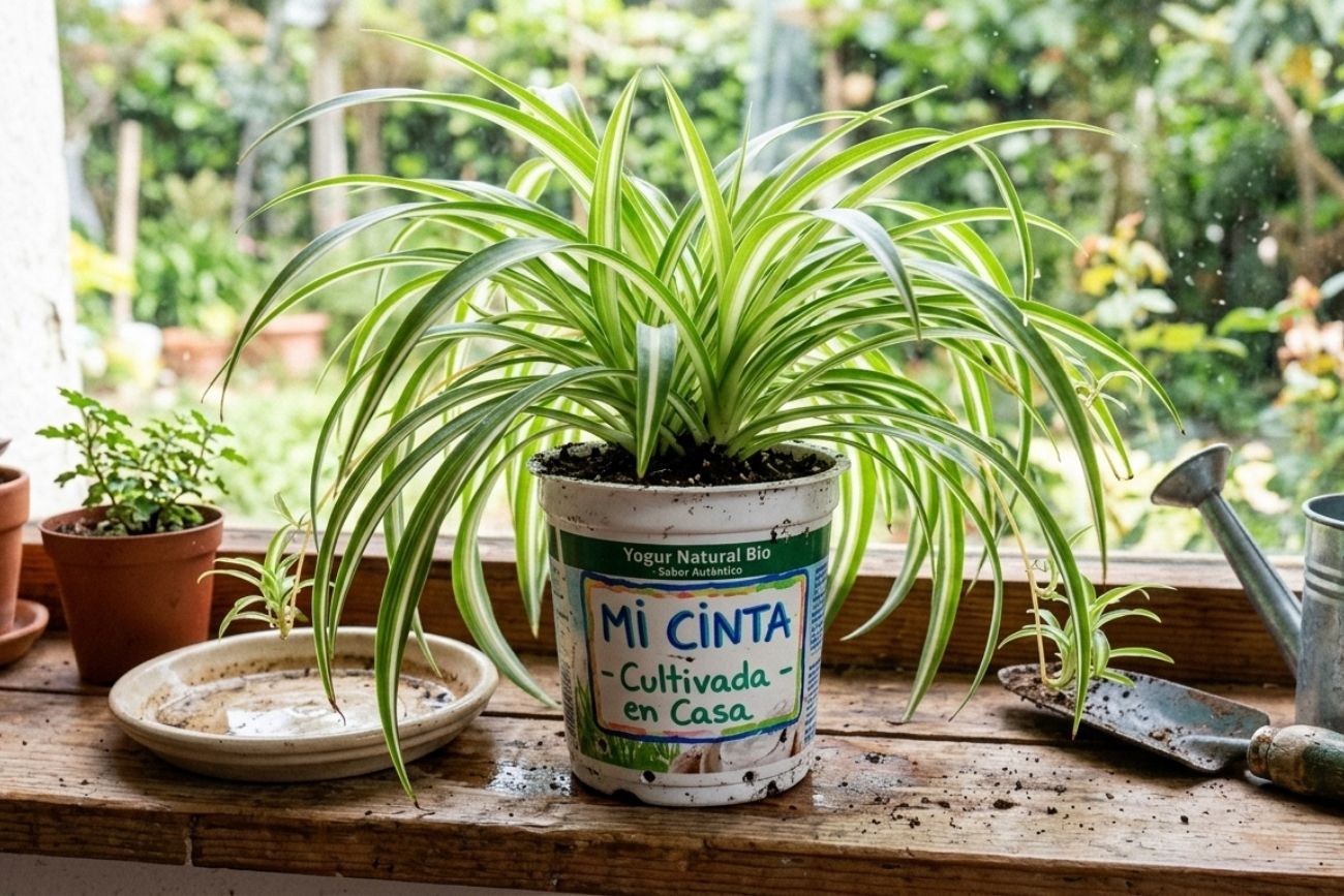 La planta que todos pueden tener: resiste todo y crece en cualquier envase.