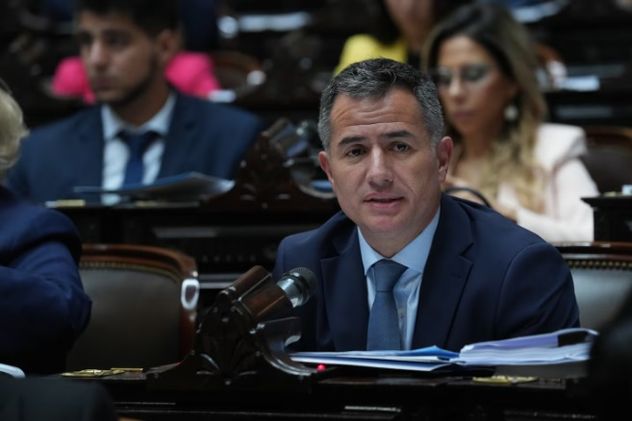 El jefe del bloque La Libertad Avanza en la Cámara de Diputados, el cordobés Gabriel Bornoroni.
