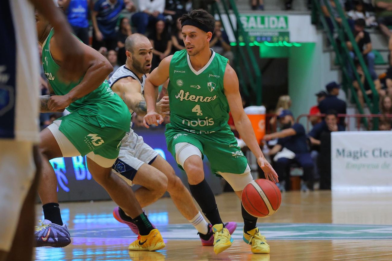 Atenas disputa con Argentino de Junín el segundo partido de la permanencia en la Liga Nacional con Argentino. (Prensa Atenas)