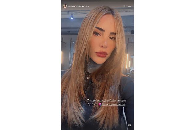 Cande Tinelli se realizó un gran cambio de look y lo compartió con sus seguidores.