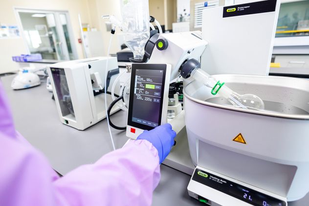 Nuevo laboratorio de farmacéutica nacional en Buenos Aires.