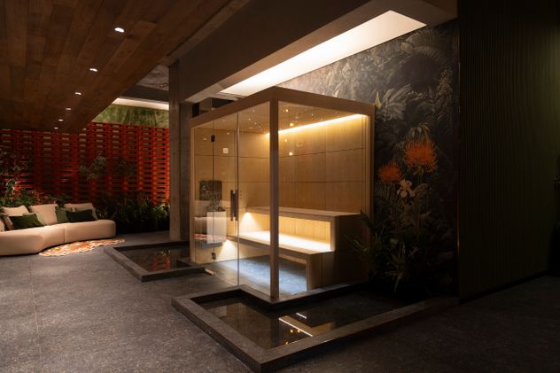El Espacio 24, “Wellness”, diseñado por Sofía Patriglia, Marcos Vincenti, Paloma Martínez y Rocío Mancini, recibió reconocimientos de Atrim Global y Alba.