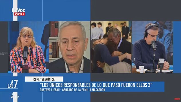El abogado de la familia Dalmasso, Gustavo Liebau, en diálogo con la primera mañana de La Voz en Vivo.