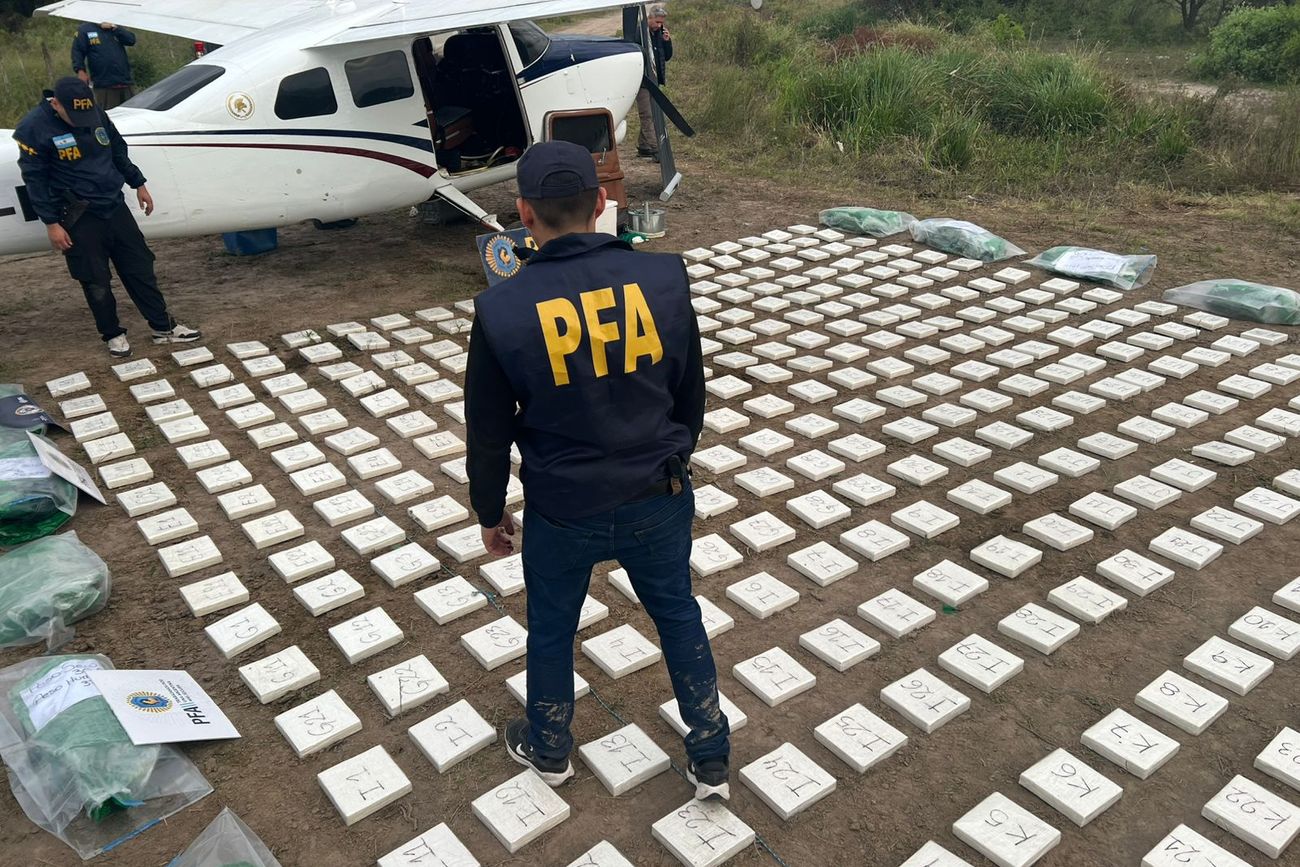 Cocaína secuestrada. (PFA)