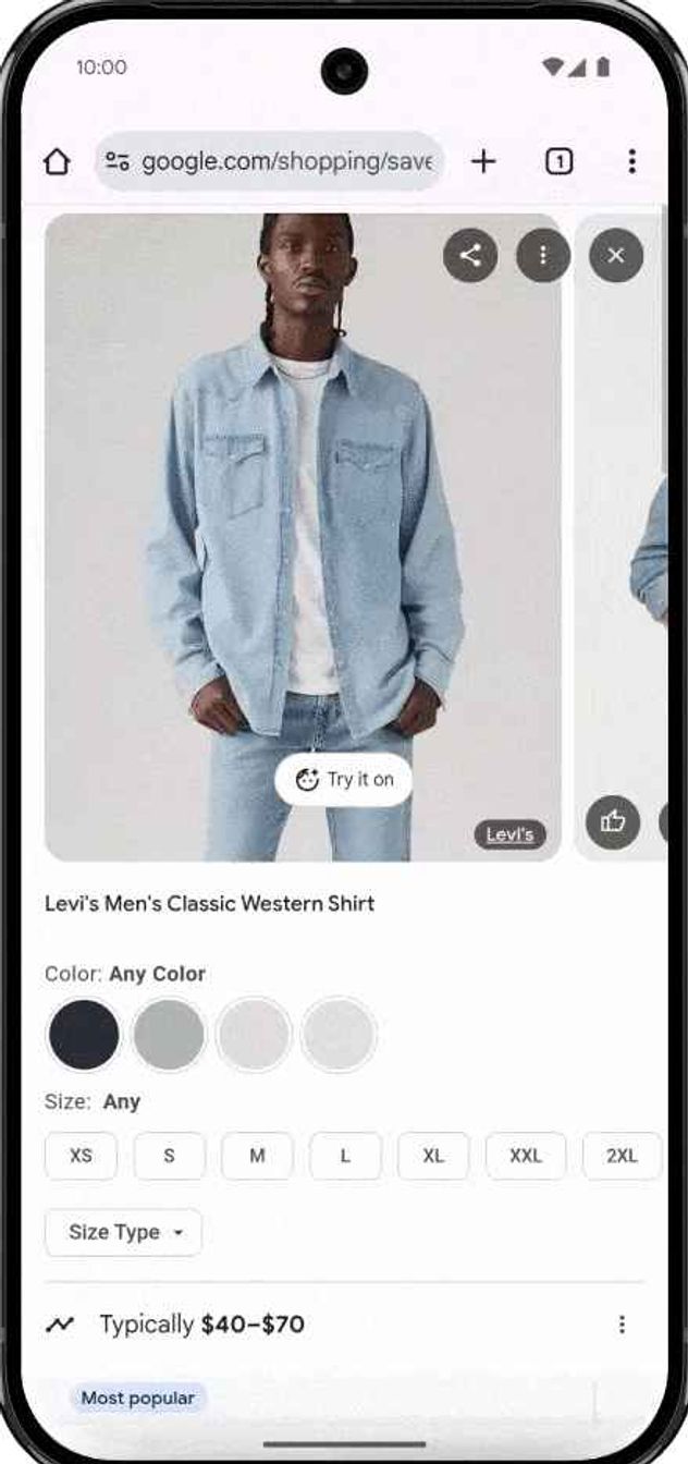 La herramienta Try On (Pruébalo) de Google ya está disponible en Argentina, Chile, Colombia y México para ayudar a comprar con más confianza.