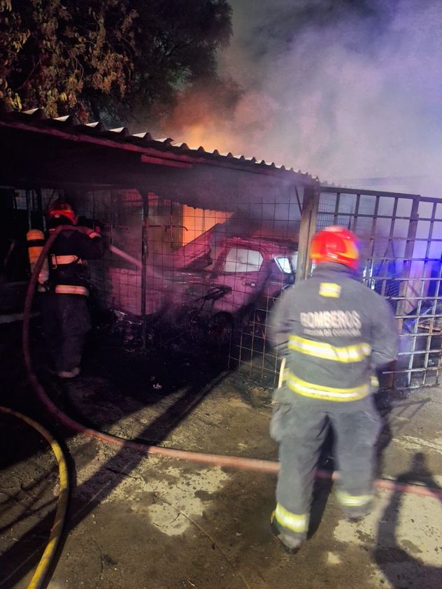 Incendio en barrio SEP, Córdoba.