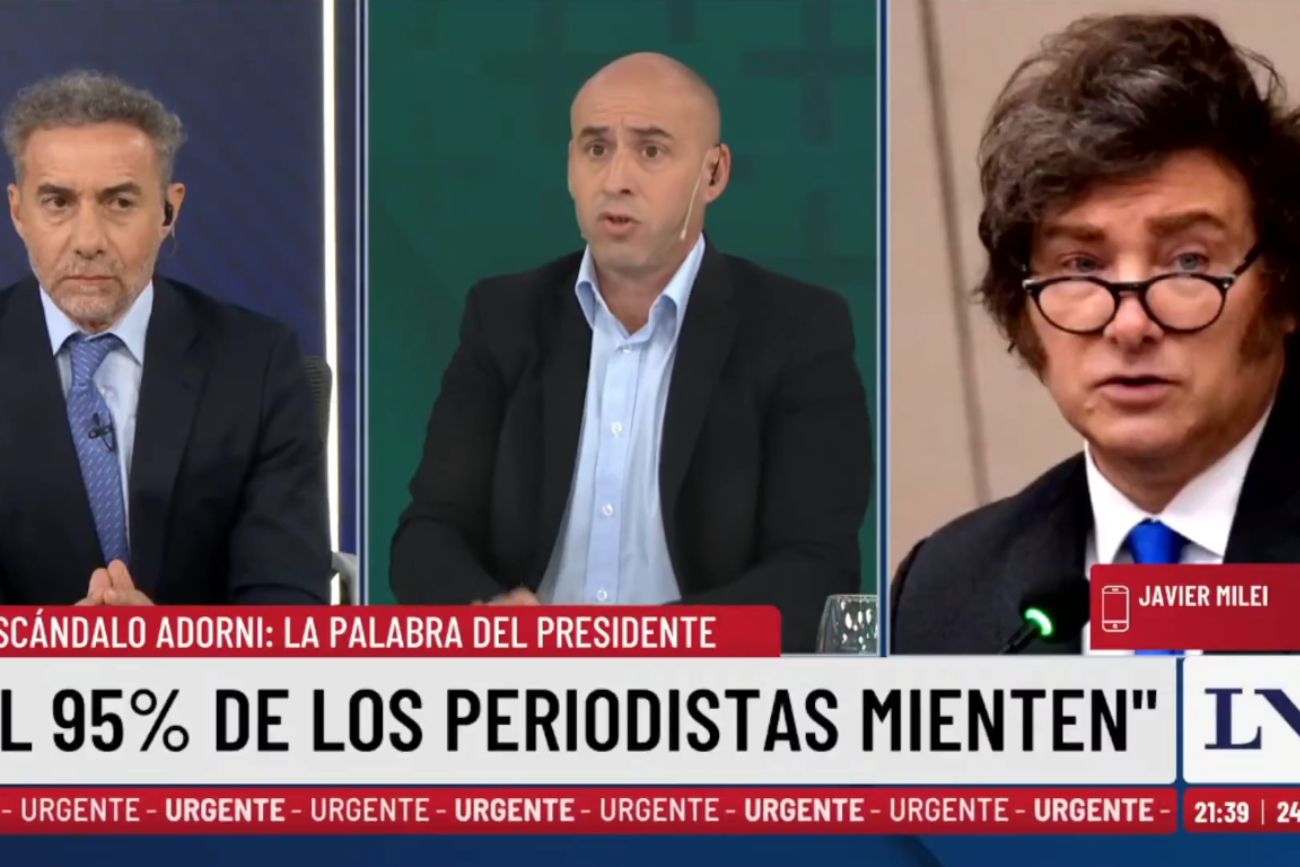 La entrevista de Milei con Majul y Trebucq.
