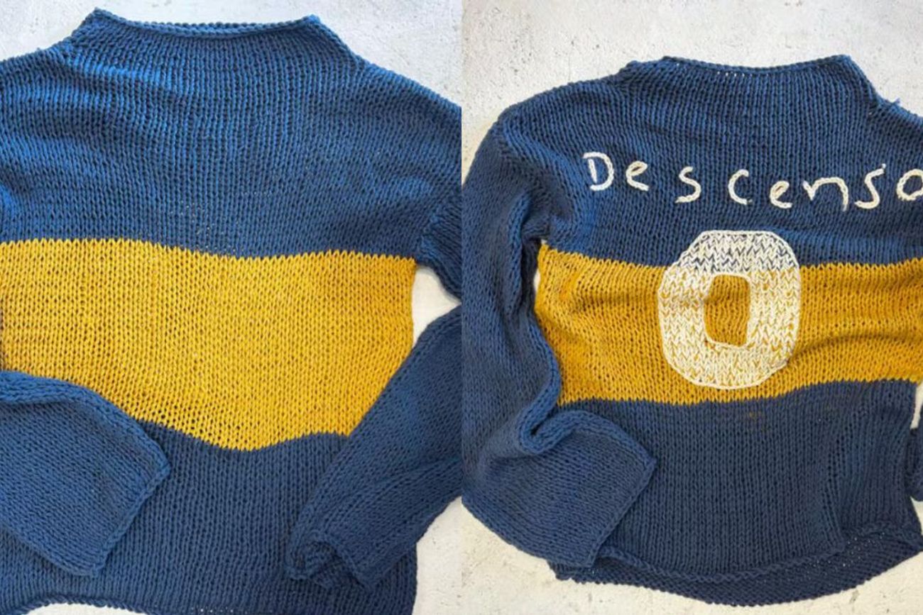 Cuánto cuesta el sweter viral inspirado en Boca que generó opiniones en redes