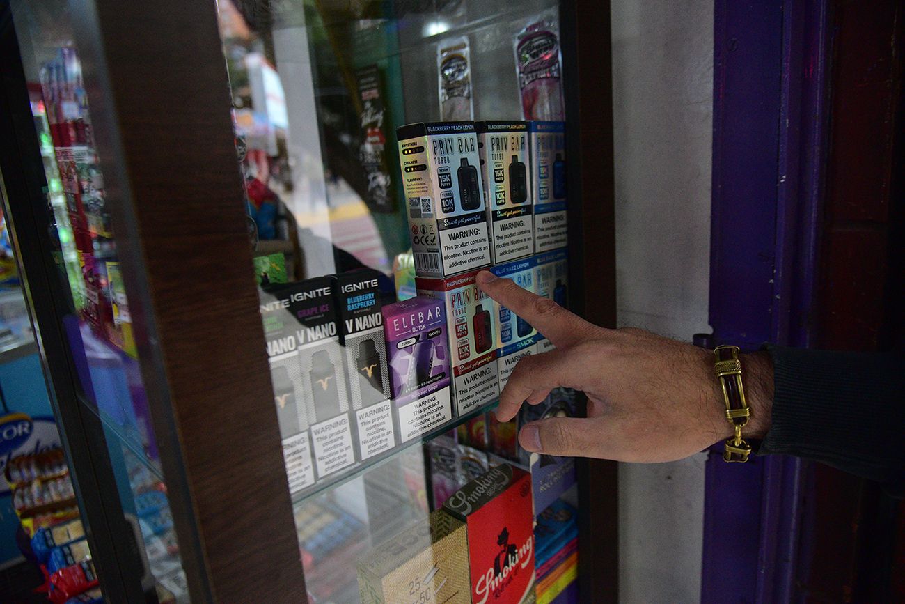 Venta de artículos para vapeo
Foto: Pedro Castillo / La Voz 