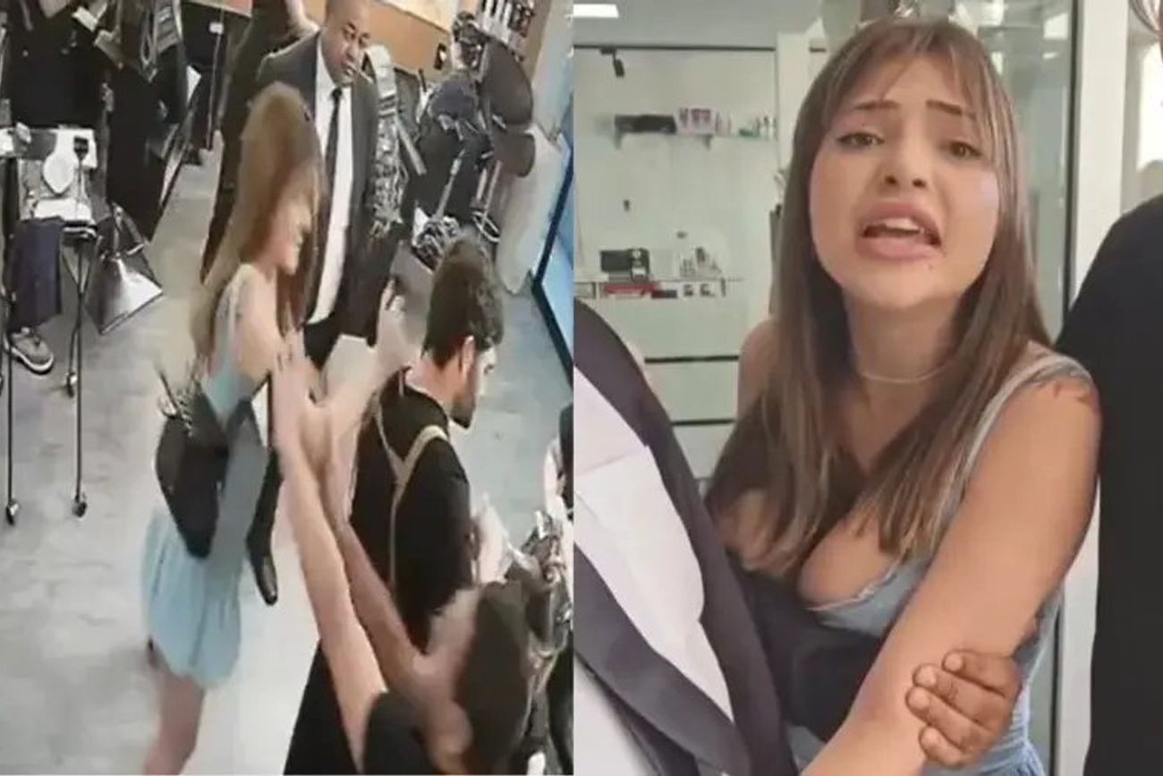 La mujer agredió a su estilista en Brasil luego de estar disconforme respecto de cómo le quedó el flequillo. 