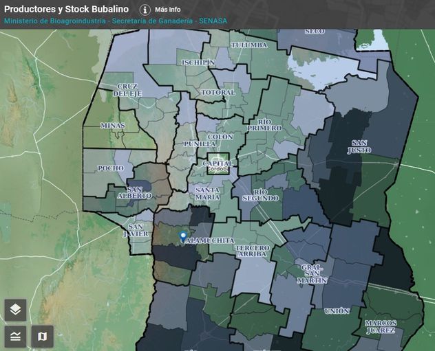 MAPA. El stock bubalino y sus productores.