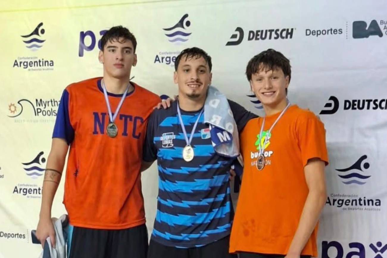 Mateo Mayer Iglesias obtuvo podio en su segunda jornada del Argentino Absoluto de natación.