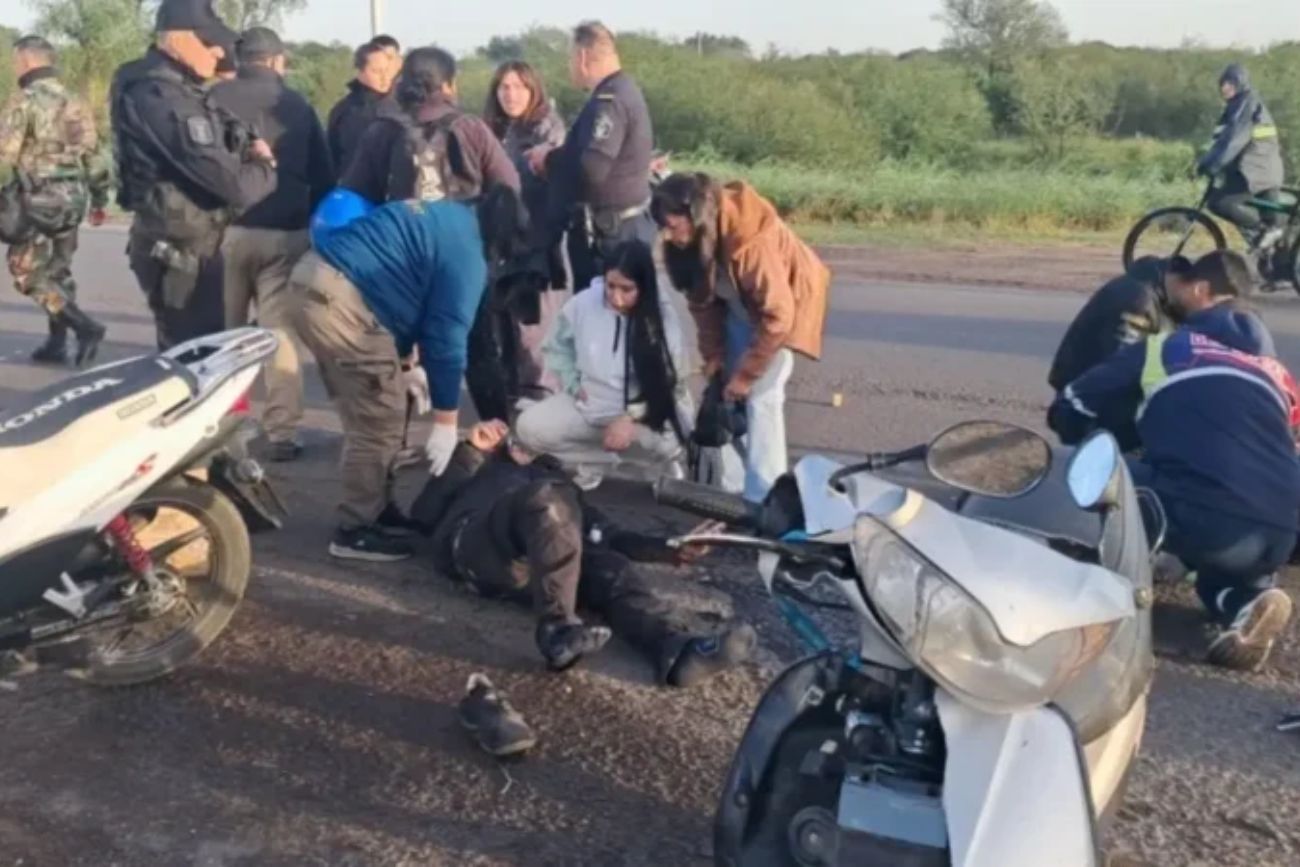 Triple choque: cuatro heridos y caos vehicular tras un siniestro múltiple
