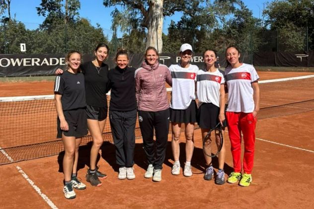 Damas A: Judiciales vs. Jockey Club Córdoba en el torneo Interclubes de tenis.