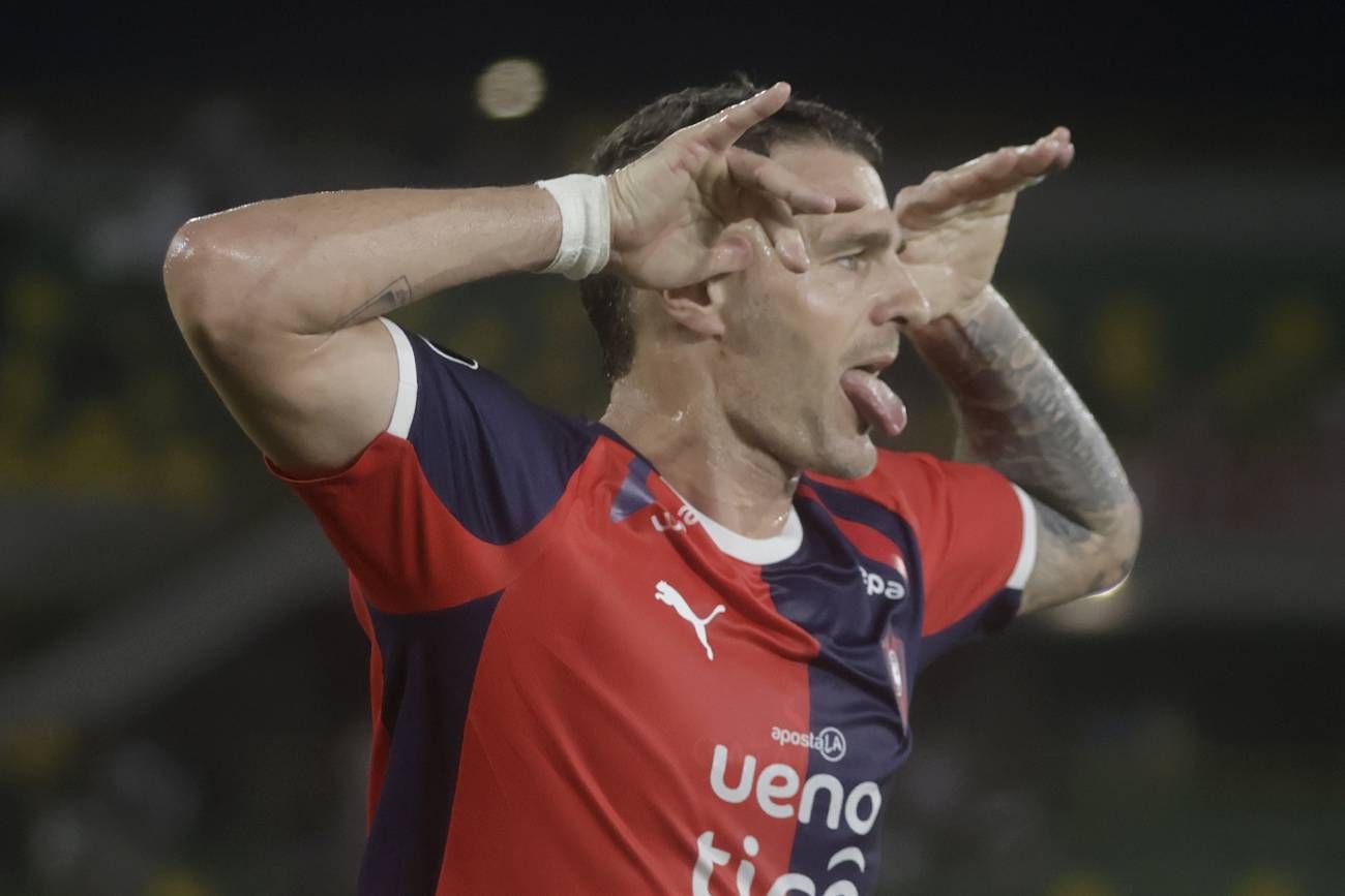 Pablo Vegetti marcó su primer tanto en la Libertadores.