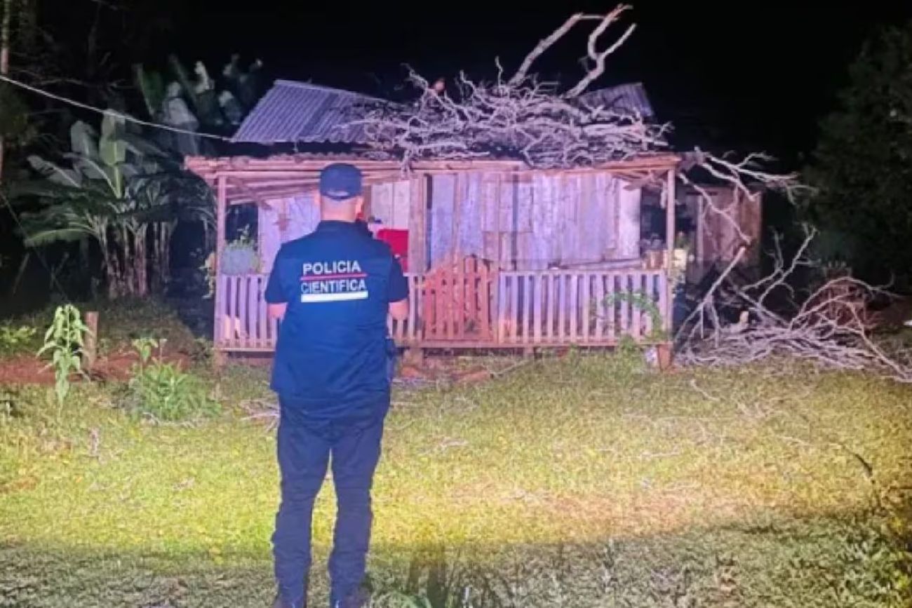 Tragedia: una beba de tres meses murió tras la caída de una rama sobre su casa durante un temporal