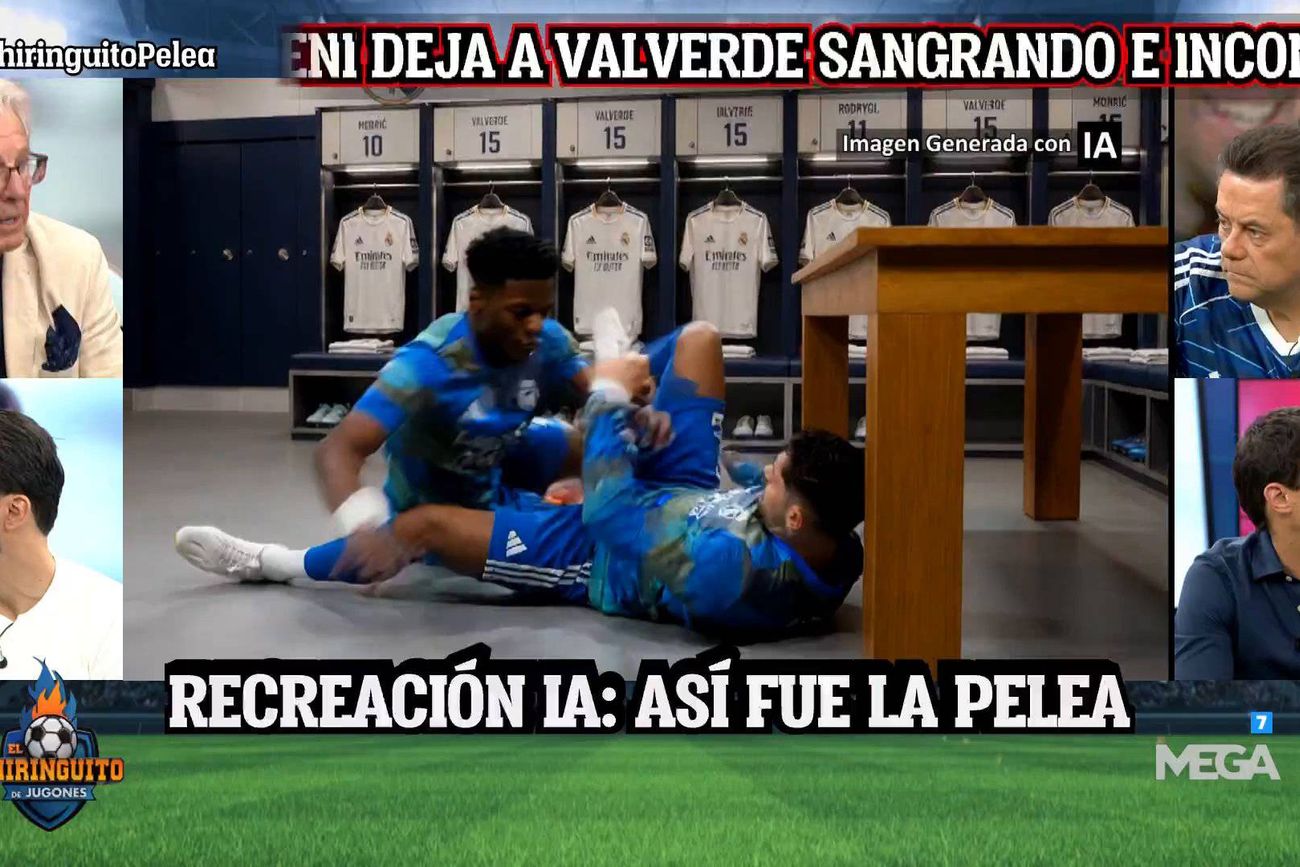 La pelea recreada con IA.
