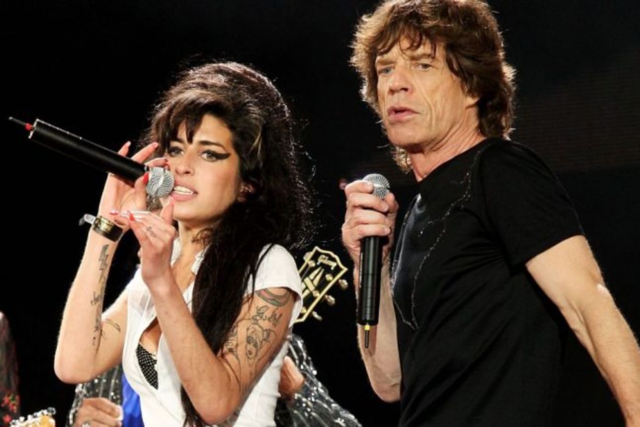 Amy Winehouse compartió escenario con The Rolling Stones.