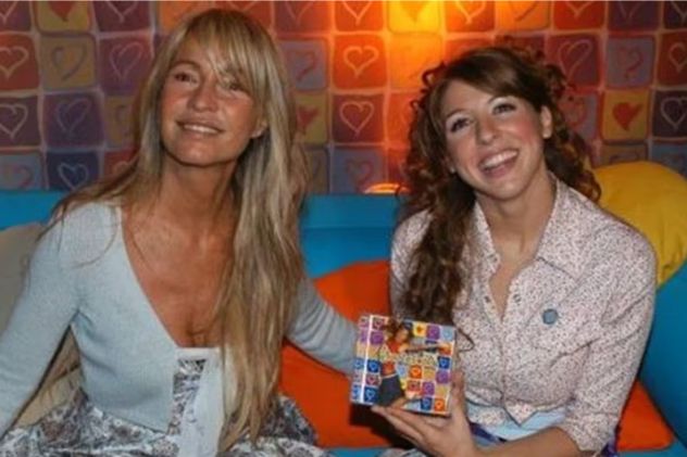 Cris Morena y Florencia Bertotti juntas en la época de "Floricienta".