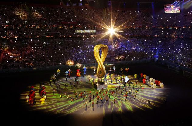 La inauguración del mundial Qatar 2022.