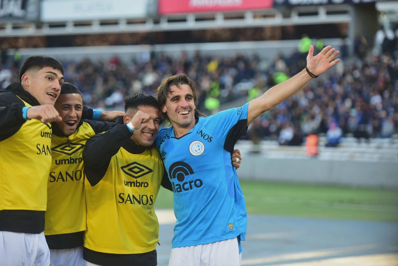 Gol de Belgrano ante Talleres de Francisco González.