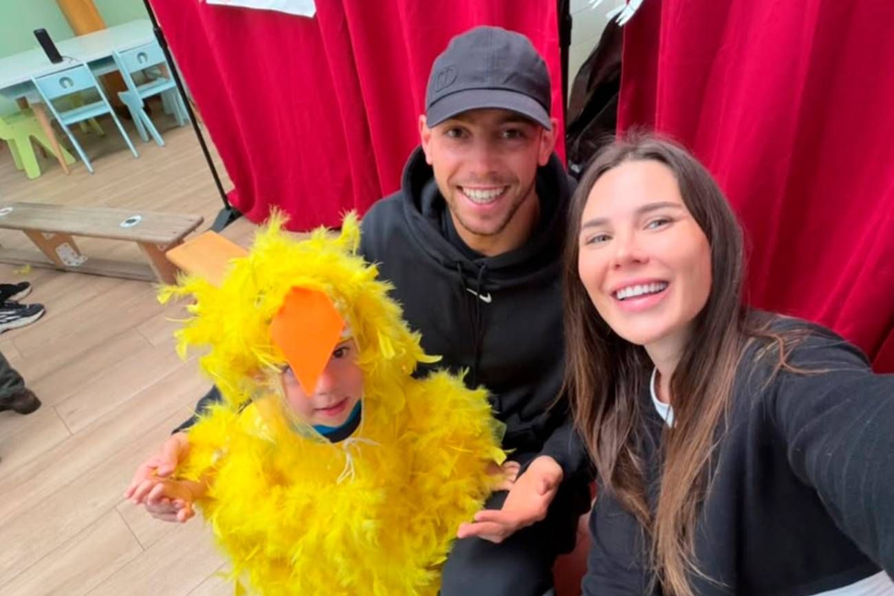 Mina Bonino junto a Fede Valverde.