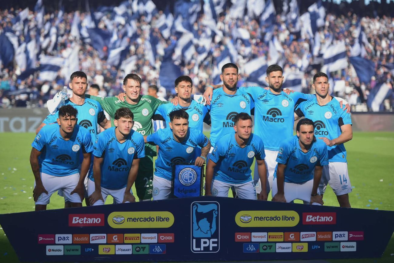 La formación de Belgrano en el clásico.