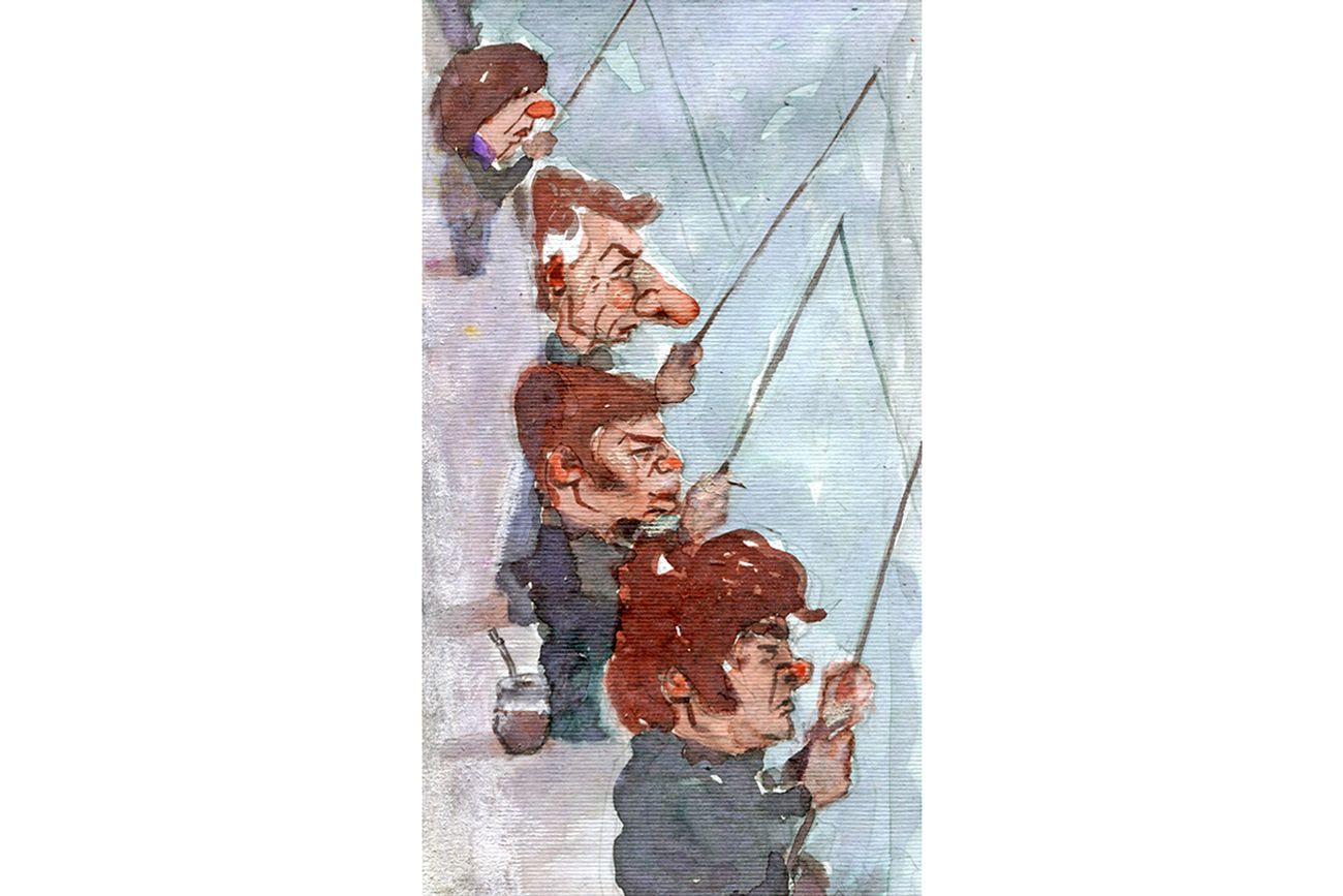 Panorama Provincial. Ilustración de Juan Delfini. 