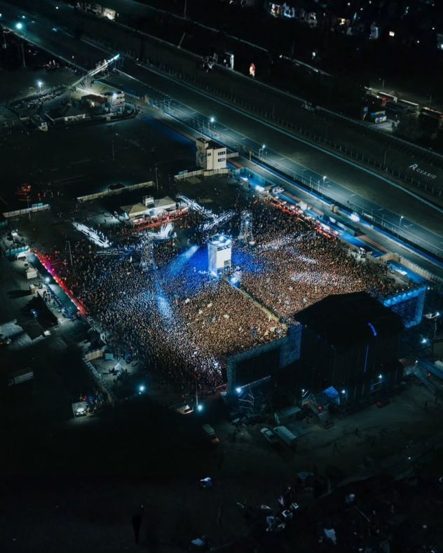 Pity Álvarez tocó en Rosario para 25 mil personas y anunció su próximo show