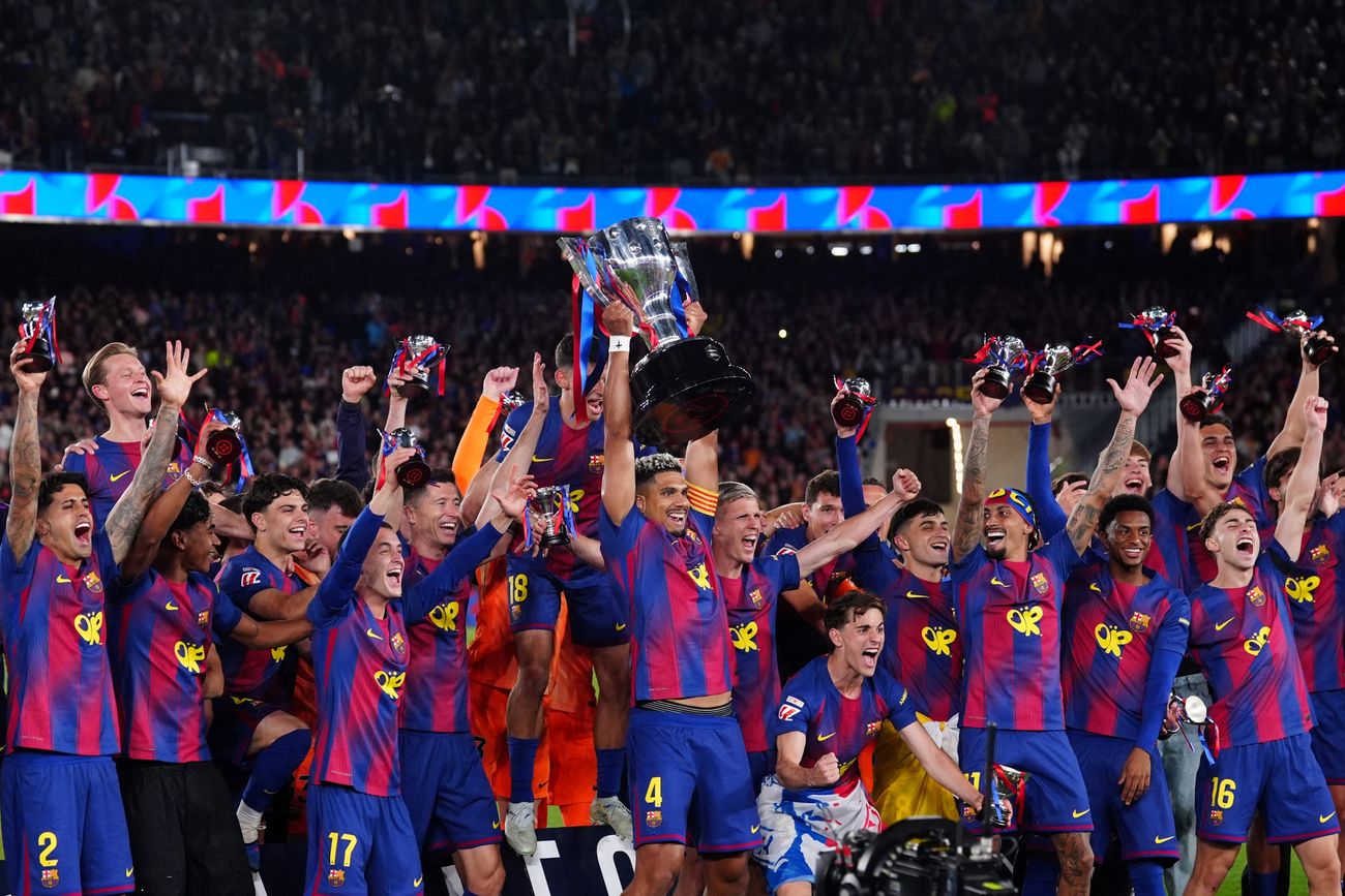 Barcelona es bicampeón de LaLiga.