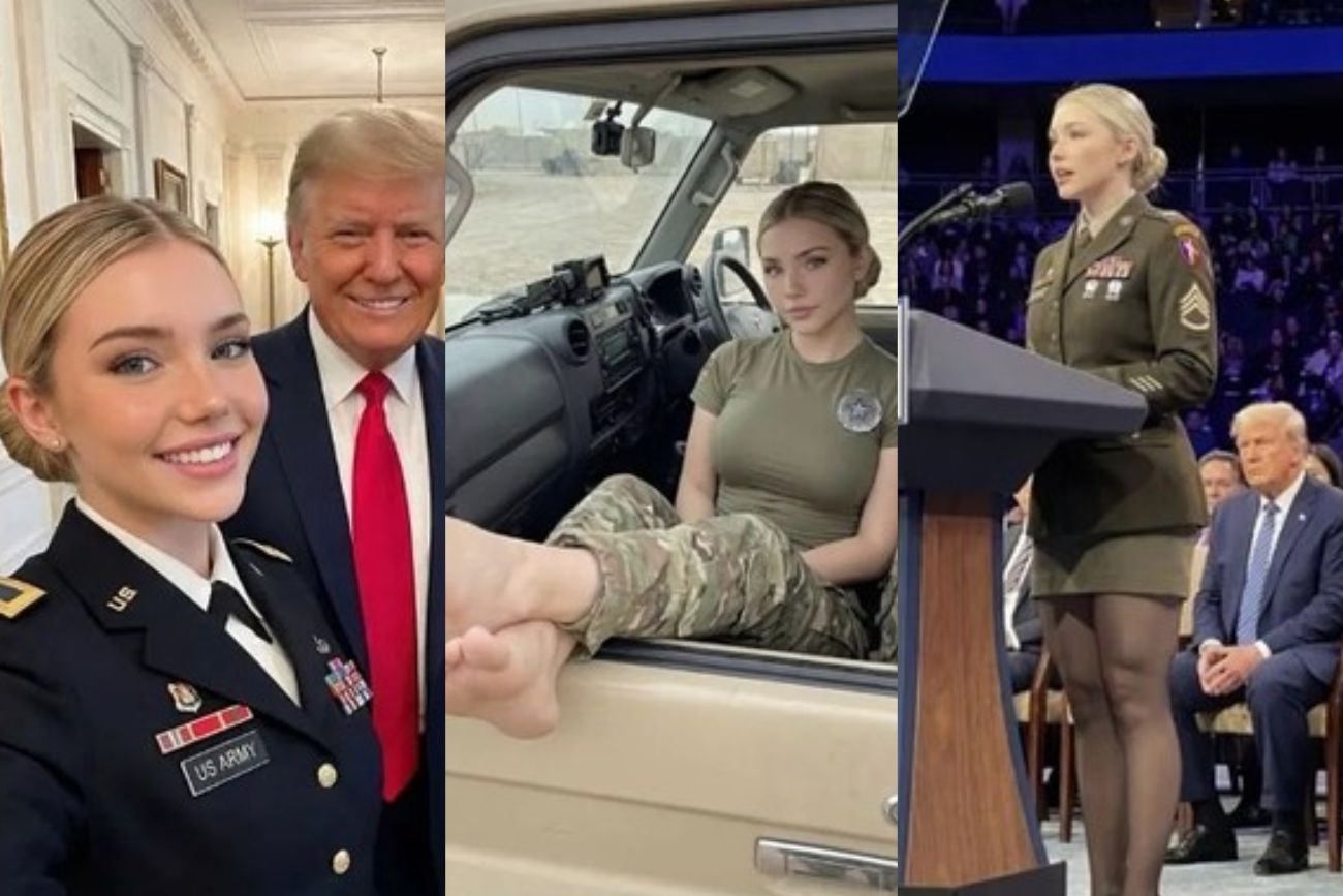 “Influencers” rubias y en traje de baño: los avatares de IA que hacen campaña por Trump