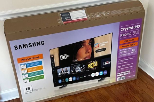 Las cajas de televisores con la cara de dua Lipa que generaron discordia.