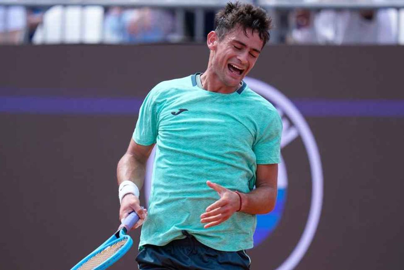 Mariano Navone cerró una muy buena semana en el Foro Itálico. (ATP)