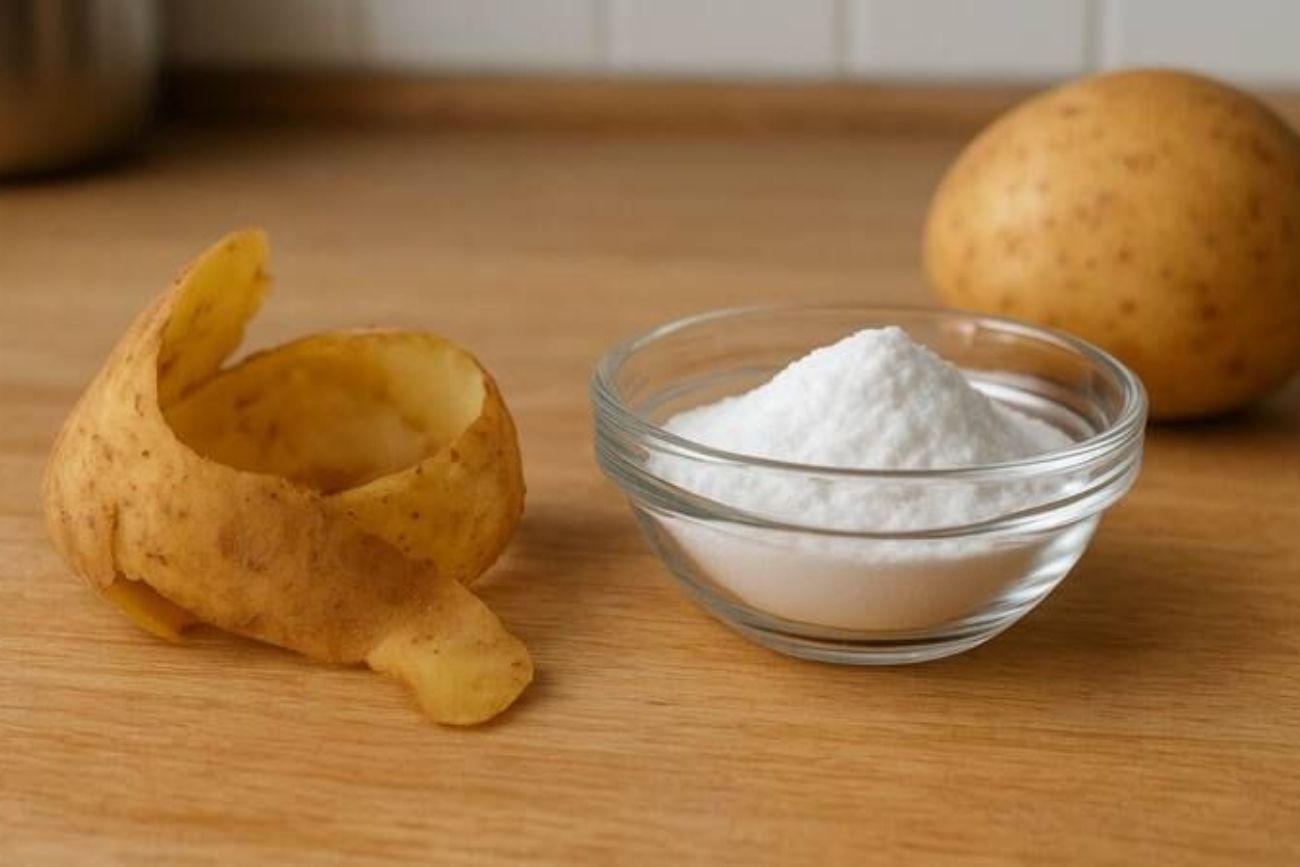 Cómo limpiar ollas oxidadas con cáscara de papa y bicarbonato de forma casera.