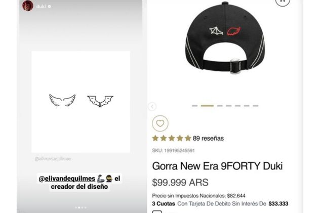 La denuncia de Iván de Quilmes en contra de Duki por el uso de su arte en merchandising oficial del cantante sin autorización ni ningún tipo de reconocimiento a su arte.