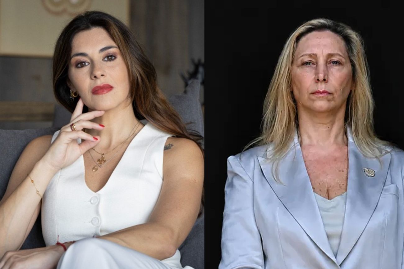 Marcela Pagano y Karina Milei.
