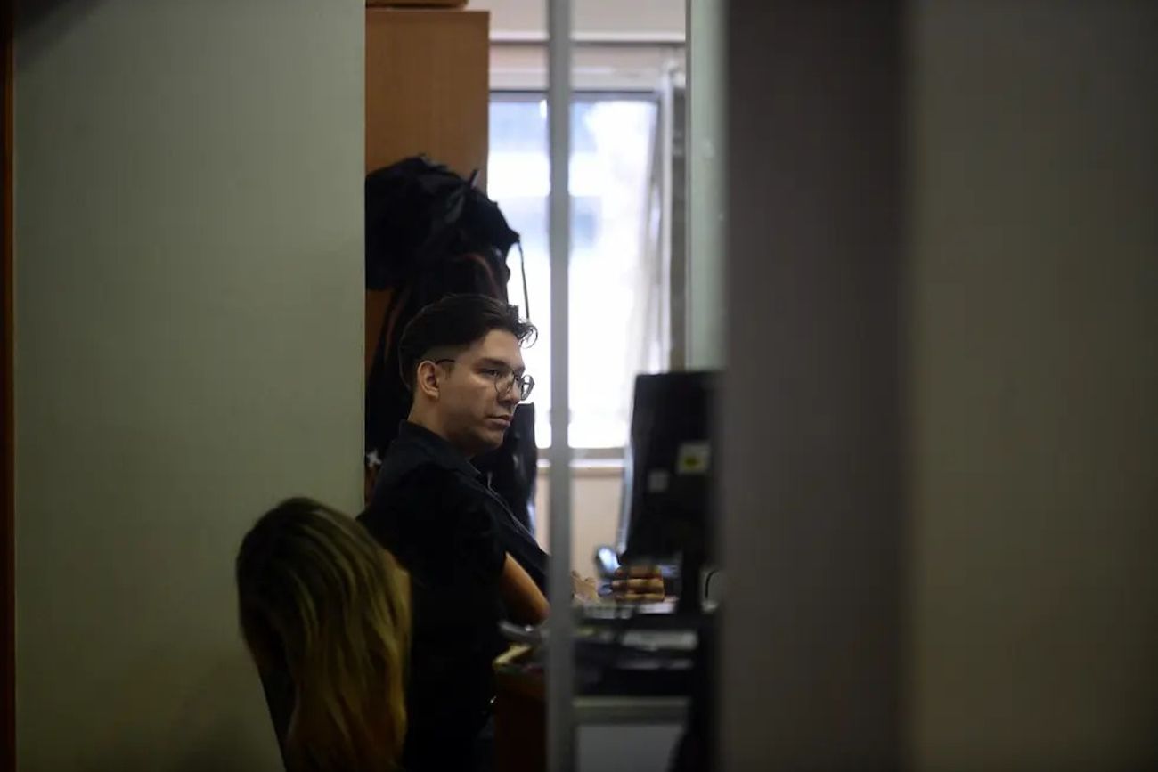 El acusado de matar a Camila Merlo. (Ramiro Pereyra)