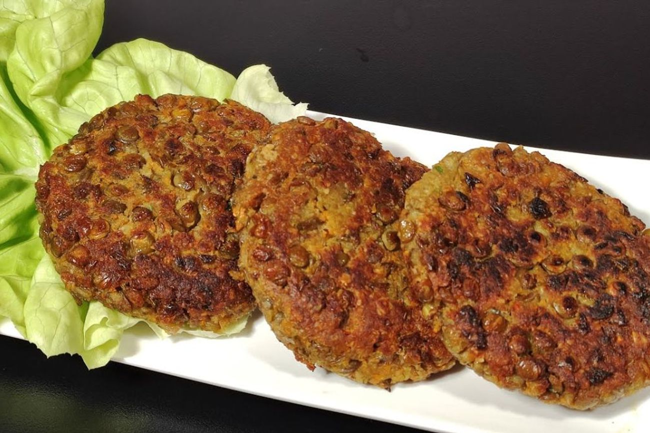Cómo preparar hamburguesas de lentejas en sólo minutos  