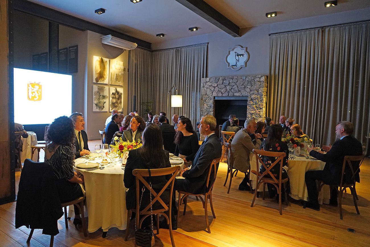 Cena especial en Córdoba del conde italiano Federico La Longa Mancini.