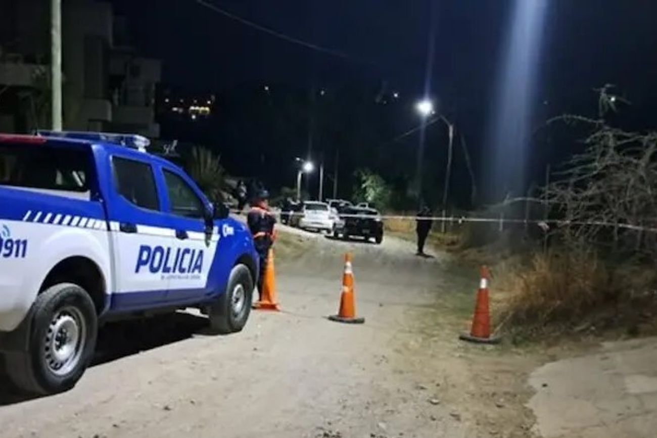 El lugar del crimen de Di Noto en Carlos Paz.